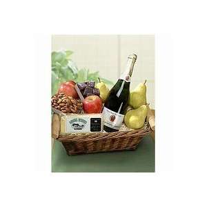 Organic Bouquet Organic Fruit and Cider Basket, 1 ea:  