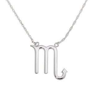  Sterling Silver Zodiac Pendant Capricorn: Jewelry