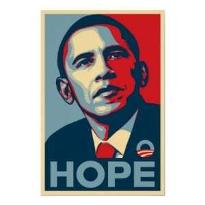    Barack Obama Hope Poster Presidential Campaign: Home & Kitchen