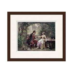  Washingtons Courtship Framed Giclee Print: Home & Kitchen