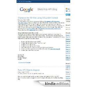  Google SketchUp API Blog: Kindle Store: Google