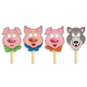  Scholastic TF1275 Three Little Pigs Fairy Tale Masks with 