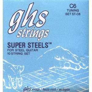  GHS Pedal Steel Guitar Super Steels Roundwound C6th Tuning 