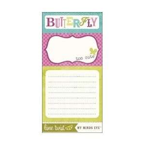  Lime Twist Happy Go Lucky Cardstock Journaling Card: Arts 