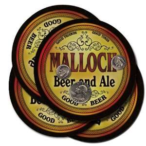  Malloch Beer and Ale Coaster Set: Kitchen & Dining