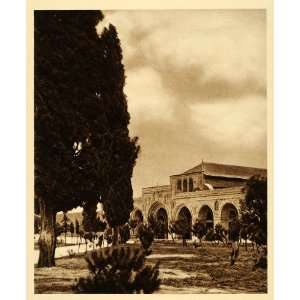  1925 Al Aqsa Mosque Jerusalem Holy Islamic Architecture 