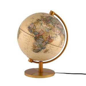  Stellanova Madrid Globe 11 inch Illuminated Desktop World 