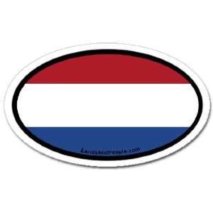  Holland Netherlands Dutch Flag Car Bumper Sticker Decal 