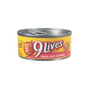9Lives Prime Entrée with Real Chicken Lamb and Rice Canned Cat Food 