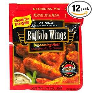   Mix for Chicken, Screaming Hot, 1.75 Ounce Packets (Pack of 12