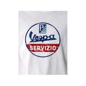  Vespa Servizio   Pop Art Graphic T shirt (Mens XL 