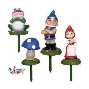  Gnomeo & Juliet Garden Stakes (Set of 4) Patio, Lawn 