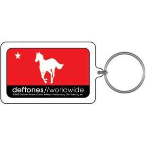   : The Deftones White Horse Lucite Keychain K 0152: Sports & Outdoors