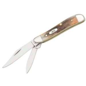  Case Knives 048 Peanut Pocket Knife with Genuine Stag 