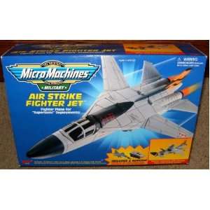  Micro Machines Air Strike Fighter Jet Military Set: Toys 