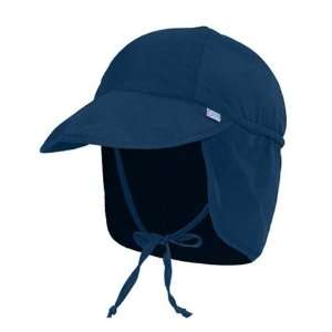  iPlay Solid Flap Sun Protection Hat   Navy (Newborn): Baby
