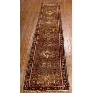    2x13 Hand Knotted Karajeh Persian Rug   130x23: Home & Kitchen