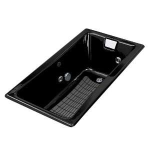   5Ft Whirlpool with Custom Pump Location, Black Black