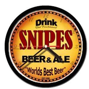  SNIPES beer and ale cerveza wall clock: Everything Else