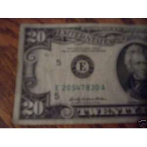  20$ 1969 FEDERAL RESERVE NOTE   BANK OF RICHMOND 