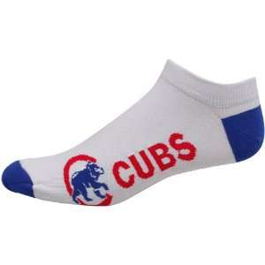  Chicago Cubs White Team Logo Ankle Socks Sports 