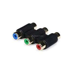   New 3 RCA RGB Coupler for Component Video Cable Extension: Electronics