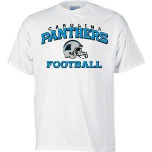  Carolina Panthers Stacked Helmet T Shirt: Sports 