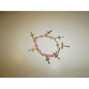  Rosary Bracelet Pink 