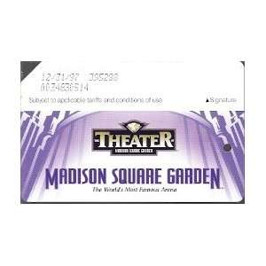  Madison Square Garden Collectable Metrocard in MINT 