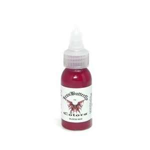  BLOOD RED Iron Butterfly Tattoo Ink 1oz: Everything Else