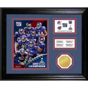  New York Giants 4 time Super Bowl Champions Bronze Coin 