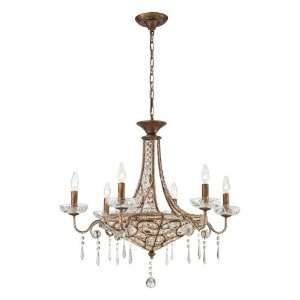   Spanish Bronze 9 Light 28 Chandelier 11372/6+3