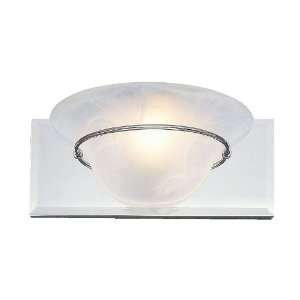 Livex Lighting 1241 05 Chrome Normandie 1 Light 100W Bathroom Light 