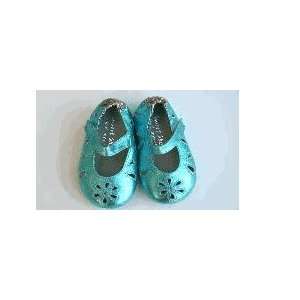  Sweet Janes Shoes: In Metallic Teal (Blue)   Size 6 