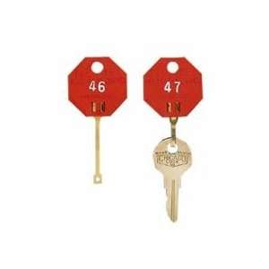   140, 1 1/4H Inch, Plastic/Brass Key Holder (20 per Pack) Office