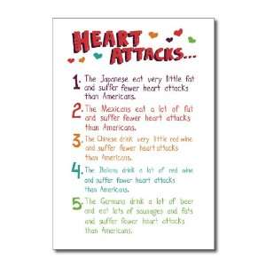  Funny Happy Birthday Card Heart Attack Humor Greeting Ron 