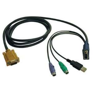  New 15ft USB/PS2 KVM Cable Kit   P778015: Computers 