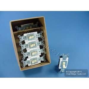   Ivory DOUBLE POLE Commercial Toggle Wall Light Switches 15A CSB2 15I