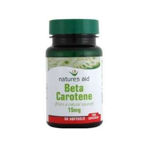   Aid Beta Carotene (Natural) 15mg 30 Capsules.