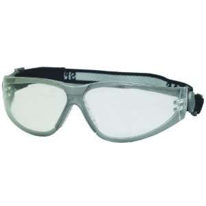 ERB 16400 Sport Boas Safety Glasses, Gray Frame with Clear 