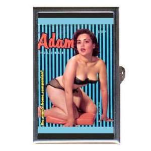  Busty Brunette 1950s Pin Up Coin, Mint or Pill Box Made 