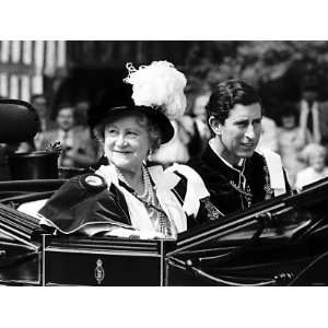 Queen and Prince Charles Leave St Georges Chapel After an Order of the 