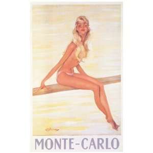  Monte Carlo   Poster by Jean Gabriel Domerque (18x24 