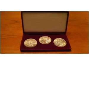  Morgan Silver Dollar Set of 3 Coin 1883 O 1884 O 1885 O 