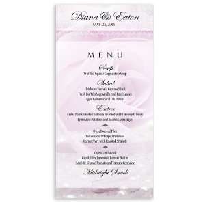  190 Wedding Menu Cards   Lavender Rose n Pearls Office 