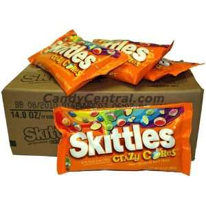 Skittles Crazy Cores 14 oz (Pack of 12)  Grocery & Gourmet 