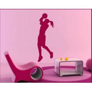  Girl Basketball Ball Bball Sport Sports Vinyl Decal 