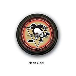  Pittsburgh Penguins Neon Clock 14: Home Improvement