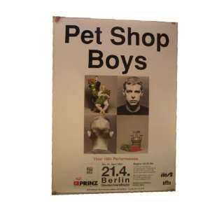  Pet Shop Boys Poster Concert Petshop The Berlin 1991 
