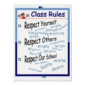  Classroom Rules Posters